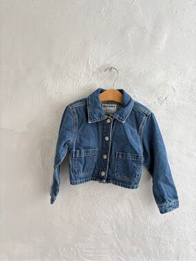 Old navy girls 5T 100% cotton denim jacket